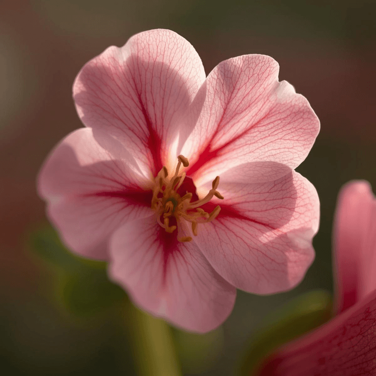 FRNASA 植萃精華按摩油核心花植：玫瑰天竺葵。其提煉之精油能溫和調理肌膚油水平衡，提升全身肌膚的緊緻度與煥采光澤。